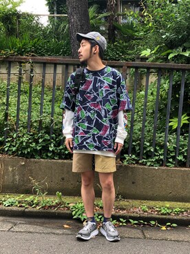 はらださん（メンズ・172cm）の夏コーディネート