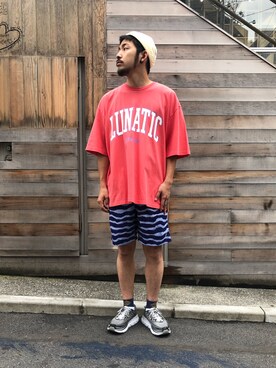 はらださん（メンズ・172cm）の夏コーディネート