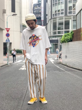 はらださん（メンズ・172cm）の夏コーディネート