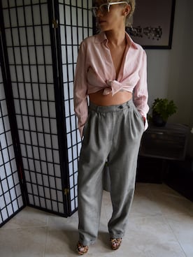 「STEVE MADDEN（スティーブマデン）のアイテム（その他シューズ）」を使った、Tatiiさん（レディース・160cm）の秋コーディネート