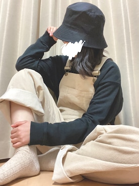 「WEGO（ウィゴー）のアイテム（帽子）」を使った、Suiさん（レディース・162cm）の秋コーディネート