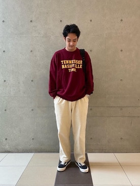 「BIG MAC（ビッグマック）のアイテム（パンツ）」を使った、makino10603さん（メンズ・179cm）の秋コーディネート