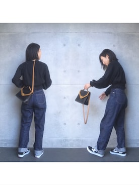 「MORABITO（モラビト）のアイテム」を使った、ひらめ。さん（レディース・165cm）の冬コーディネート