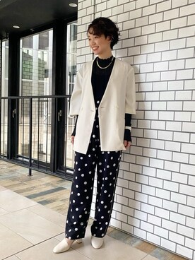 伊藤　オデット エ オディール スタッフさんのコーディネート