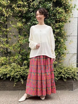 伊藤　オデット エ オディール スタッフさんのコーディネート