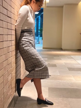 「ZARAコーデ」｜ミントさん（レディース・160cm）の冬コーディネート