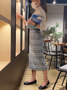 「きれいめコーディネート」｜ミントさん（レディース・160cm）の冬コーディネート