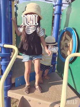 ichi & nanoさん（キッズ・110cm）の秋コーディネート