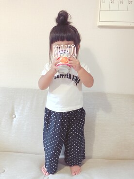 ichi & nanoさん（キッズ・80cm）の夏コーディネート