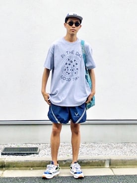 「HARUSAKU CC」｜macky☺︎さん（メンズ・172cm）の夏コーディネート