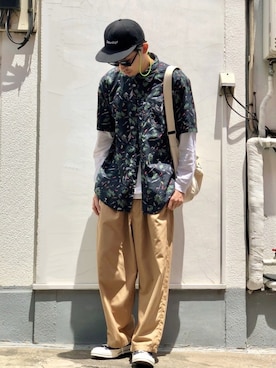 「JOURNAL STANDARD（ジャーナルスタンダード）のアイテム（その他）」を使った、macky☺︎さん（メンズ・172cm）の春コーディネート
