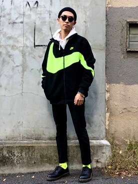 Nikeのボアジャケットを使った華麗な着こなし Nao のお気に入りフォルダ Wear