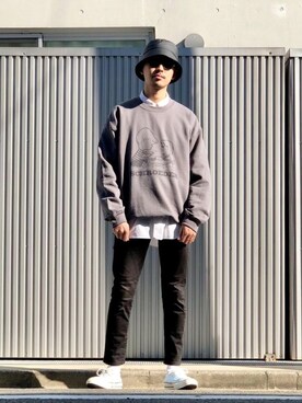 「UNIQLO（ユニクロ）のアイテム（チノパンツ）」を使った、macky☺︎さん（メンズ・172cm）の秋コーディネート