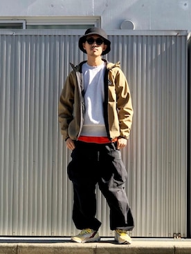 「RATTLE TRAP（ラトルトラップ）のアイテム（ジャケット/アウター）」を使った、macky☺︎さん（メンズ・172cm）の秋コーディネート