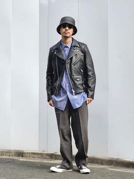 「jackrose」｜「アイテム（その他）」を使った、macky☺︎さん（メンズ・172cm）の秋コーディネート
