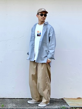 「SENSE OF PLACE by URBAN RESEARCH（センスオブプレイスバイアーバンリサーチ）のアイテム（その他アウター）」を使った、macky☺︎さん（メンズ・172cm）の春コーディネート