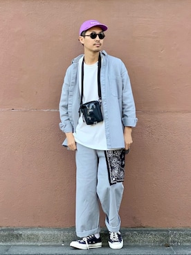 「SENSE OF PLACE by URBAN RESEARCH（センスオブプレイスバイアーバンリサーチ）のアイテム（その他アウター）」を使った、macky☺︎さん（メンズ・172cm）の春コーディネート