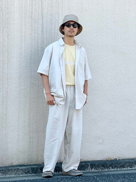 「ANDERSSON BELL（アンダースンベル）のアイテム」を使った、macky☺︎さん（メンズ・172cm）の春コーディネート
