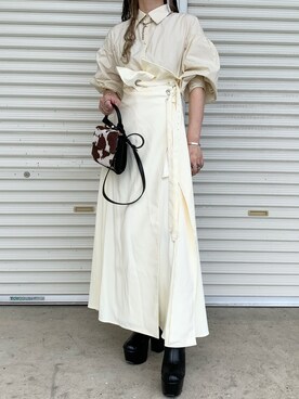 MILLEFEUILLE SHIRT DRESSを使った人気ファッションコーディネート - WEAR