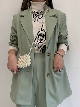 「アイテム（フォーマルスーツ/小物）」を使った、IMA RYUKIさん（レディース・163cm・20代）の秋コーディネート