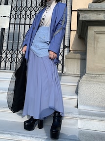 Ameri（アメリ）の「BELT TIE DUAL JACKET（テーラードジャケット