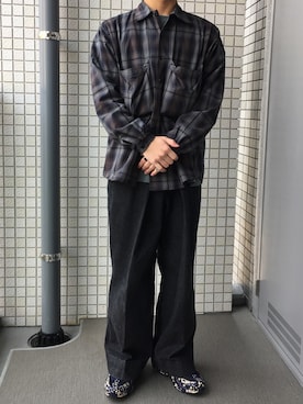 「C.E（シーイー）のアイテム（シューズ）」を使った、Yukiさん（レディース・151cm）の春コーディネート