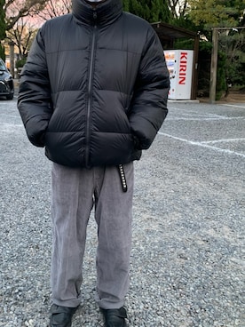 「乱痴気（ランチキ）のアイテム」を使った、Yukiさん（レディース・151cm）の冬コーディネート
