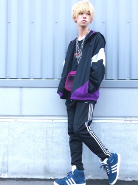 千波康太郎さん（メンズ・175cm）の秋コーディネート