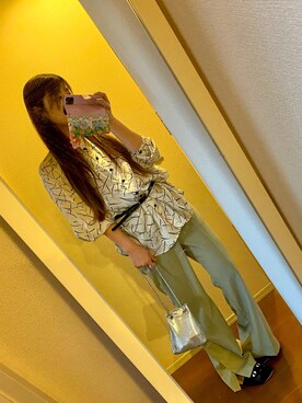 「BASE（ベース）のアイテム（バッグ）」を使った、AyaTさん（レディース・161cm）の春コーディネート