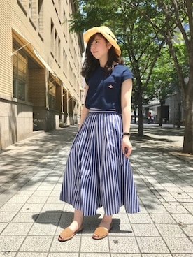 「leglazik」｜オオウチさん（レディース・160cm）の夏コーディネート