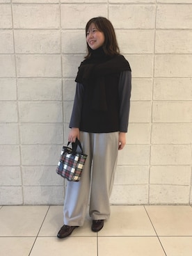 「cellar door」｜「アイテム（バッグ）」を使った、オオウチさん（レディース・160cm）の秋コーディネート