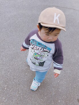 こっちゃんさん（キッズ・90cm）の秋コーディネート