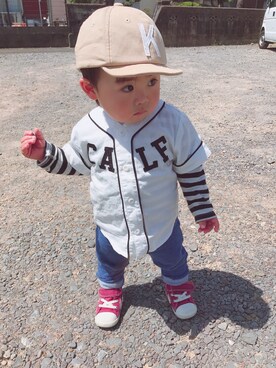 こっちゃんさん（キッズ・90cm）の秋コーディネート