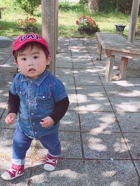 こっちゃんさん（キッズ・90cm）の秋コーディネート