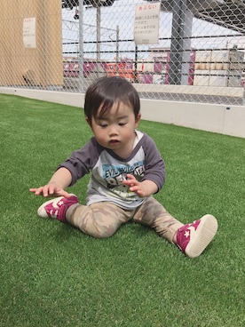 こっちゃんさん（キッズ・90cm）の秋コーディネート