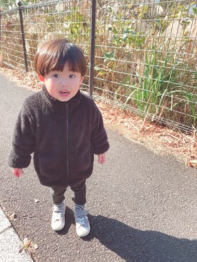 こっちゃんさん（キッズ・90cm）の冬コーディネート
