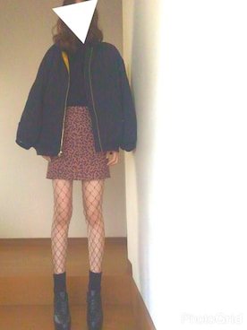 「FIG&VIPER（フィグアンドバイパー）のアイテム（ブルゾン）」を使った、sakuraさん（レディース・167cm）の冬コーディネート