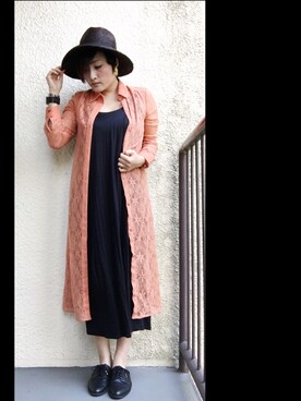 「SHEL’TTER（シェルター）のアイテム（ジャケット/アウター）」を使った、manaさん（レディース・161cm）の夏コーディネート