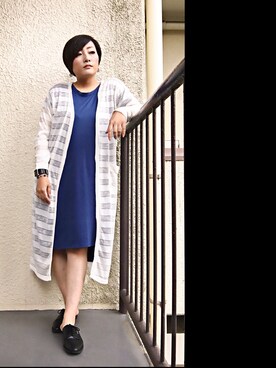 「NOOKA（ヌーカ）のアイテム」を使った、manaさん（レディース・161cm）の夏コーディネート