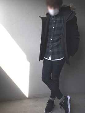 「URBAN RESEARCH Sonny Label（アーバンリサーチサニーレーベル）のアイテム（その他）」を使った、おでんでんさん（メンズ・180cm）の冬コーディネート