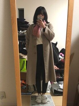 鹿さん（レディース・160cm）の冬コーディネート