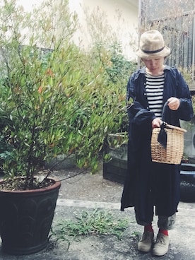 「SHOTOのアイテム」を使った、Sachiさん（レディース・152cm）の夏コーディネート