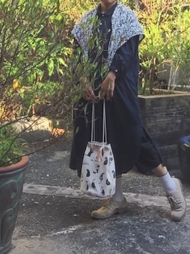 「SHOTOのアイテム」を使った、Sachiさん（レディース・152cm）の夏コーディネート