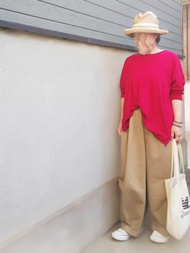 「MARIA RUDMAN（マリア・ルドマン）のアイテム」を使った、Sachiさん（レディース・152cm）の春コーディネート