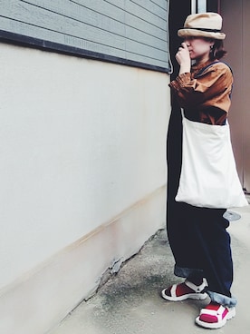 「ORNE（オルネ）のアイテム」を使った、Sachiさん（レディース・152cm）の春コーディネート