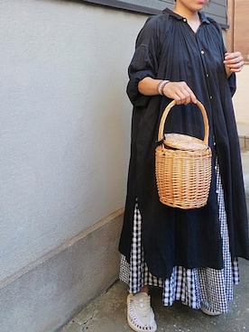 「MARIA RUDMAN（マリア・ルドマン）のアイテム」を使った、Sachiさん（レディース・152cm）の夏コーディネート