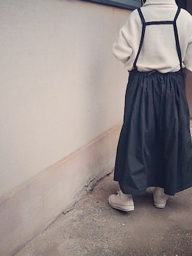 「Yarmo（ヤーモ）のアイテム」を使った、Sachiさん（レディース・152cm）の秋コーディネート