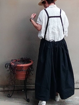 「Yarmo（ヤーモ）のアイテム」を使った、Sachiさん（レディース・152cm）の夏コーディネート