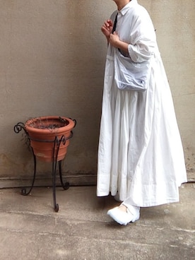 「THE NORTH FACE（ザノースフェイス）のパーテックス キャニスター エム ショルダーバッグ Pertex(R) Canister M NM91904（ショルダーバッグ）」を使った、Sachiさん（レディース・152cm）の春コーディネート