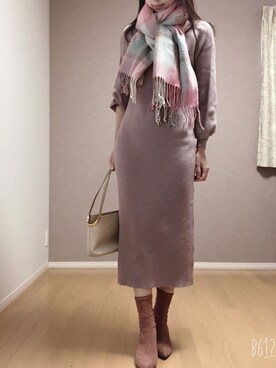 Style Deli スタイルデリ のワンピース ピンク系 を使った人気ファッションコーディネート Wear